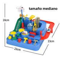Aventura Automovilística para Niños: Circuito de Tren con Aparcamiento y 2 Coches de Regalo, 23x23x18 cm - details 18