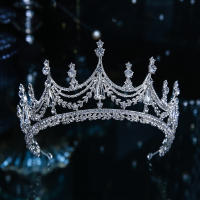 Diadema De Novia Barroco Lujo Geométrica Con Cristales Grandes Y Diamantes Para Baile De Graduación Y Bodas Accesorios De Cabello Para Mujeres - details 0