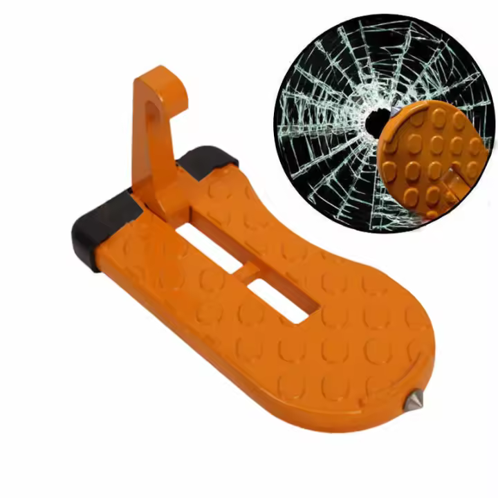 Peldaño De Techo Para Coche Plegable Multifuncional Latch Hook De Aluminio Universal Pedal De Seguridad Accesorios De Coche - 1