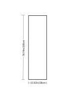 Protector De Cuna AIBOYING En Color Sólido Para Bebé Railing De Algodón Bumper De Protección Alrededor De La Cuna Decorativa Para Habitación De Bebé Unisex Tamaño 300x200x200cm - details 1