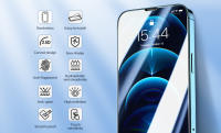 Protector De Pantalla SmartDevil Para iPhone 14 11 12 13 Mini pro Max X 8 7 plus XS XR Vidrio Templado No Cubre Toda La Superficie Antigolpes HD Mate Resistente Al Agua - details 1