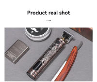 Afeitadora Eléctrica Para Hombres Con Pantalla Digital Cabeza Cortadora De Acero Inoxidable Ajuste De Longitud De Cabello Máquina De Peluquero Profesional Para Cabeza Cuerpo Barba Y Nariz - details 11