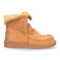 Davinia Shoes Botin Plano para Mujer, Estilo Australiano, Material Aterciopelado, Forrado de Pelo, de Punta Redonda. Shoes&Blues.es LHD-881A-Camel - details 1