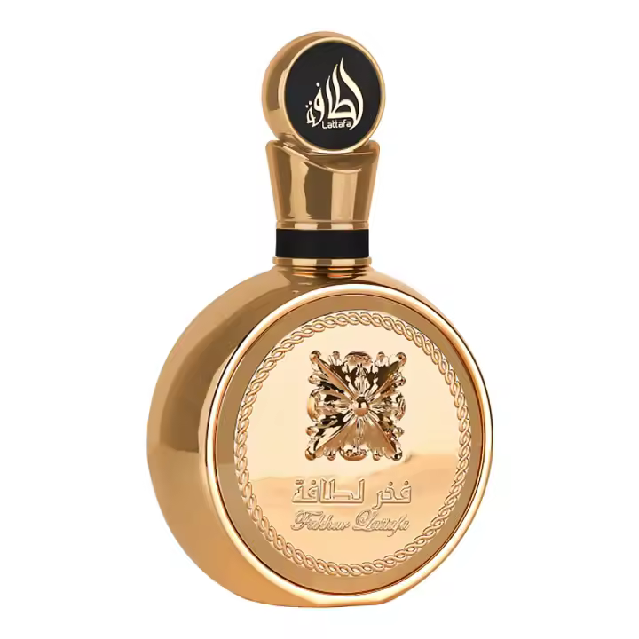 Perfume FAKHAR GOLD EXTRAIT Lattafa 100ml +ATOMIZADOR 5ml Recargable GRATIS! Perfume HOMBRE Perfume Árabe Original De Dubai Emiratos Árabes, oriental - 1