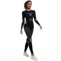 SSITO Conjunto de Mallas de gimnasio de Seco rápido, ropa de Esquí de DOT sin Costura para el invierno, ropa y pantalones de Seco rápido para correr, deporte y ciclismo - details 10