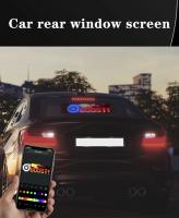Pantalla LED Portátil Para Coche Con Control Bluetooth App Animación Matriz LED Flexible Iluminación LED Para Vehículos - details 6