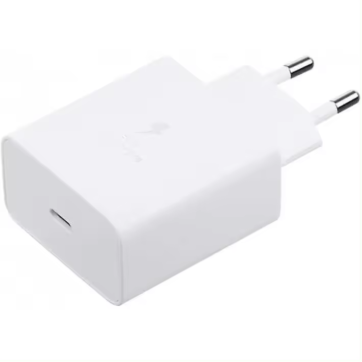 Cargador rápido Samsung EP-TA865 con puerto USB-C de 65 W - Blanco (A granel) - 1