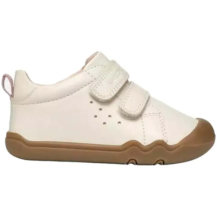Zapatillas Geox Steppieup A - Nappa Niño Blanco Roto - 1