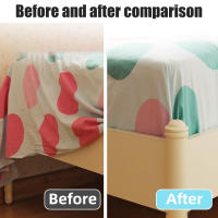 4pcs/set Cinturones Elásticos Para Sábanas Fijadores De Ropa De Cama Ajustables Porta Fundas De Matraces Y Edredones - details 3