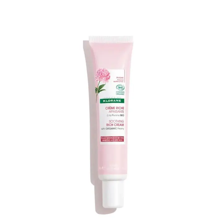Klorane crema rica calmante peonía 40 ml - 1