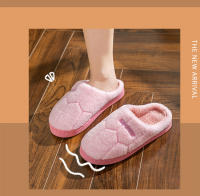 Zapatillas De Invierno Unisex Algodón Tacones Plano Antideslizantes Para Hombre Y Mujer Pantuflas De Plush Cálidas Para El Hogar Pareja - details 15