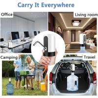 Dispensador De Agua Portátil Eléctrico USB Con Bomba Para Botellas Y Frascos Recargable Universal Adecuado Para Uso Doméstico Y Viajes - details 4