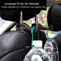 Gancho para reposacabezas de coche con soporte para teléfono,Ganchos para asiento de coche para Cartero y bolsos - details 1
