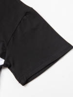Camiseta deportiva de verano de manga corta con cuello redondo informal de talla grande para hombre, a juego con el color, a la moda para fitness - details 23