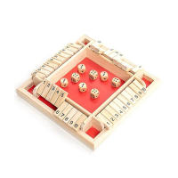 Juego De Mesa Deluxo Con Dados Para 4 Personas Juego De Cartas De Cierre De Caja Con 10 Números Para Adultos Y Familias Fiesta Club Bebida - details 3