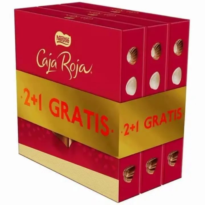 Caja Roja Nestle - 3 cajas de 100g - 1