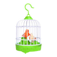 Juguete Electrónico De Cotorra Con Sonido Y Luz Controlado Por Voz Caja De Aves Regalo Para Niños Edad 3-12 Años Juguete Luminoso - details 8