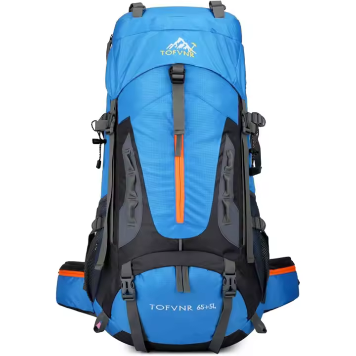 70L Mochipa Grande Para acampar y senderismo, Mochipa Ligera impermeable de gran capacidad para exteriores para hambres y mujeres - 1