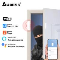 Sensor De Puerta Inteligente WiFi Tuya Sensor De Ventana Detectores De Apertura/Cierre Para Hogar Inteligente Compatible Con Google Home Alexa - details 1
