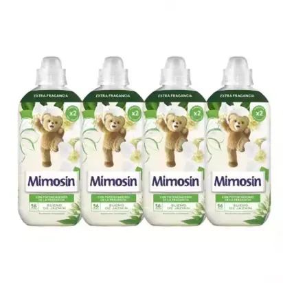 PACK de 4 - Mimosín suavizante concentrado extra fragancia Sueño de jazmín 4 botellas de 56 dosis - 1