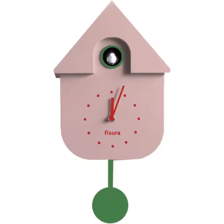 Reloj Cuco Color Pink Casita Cl1807 - 1