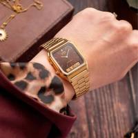 Reloj Casio VINTAGE EDGY AQ-230GA-5A unisex dial analógico y digital - details 2