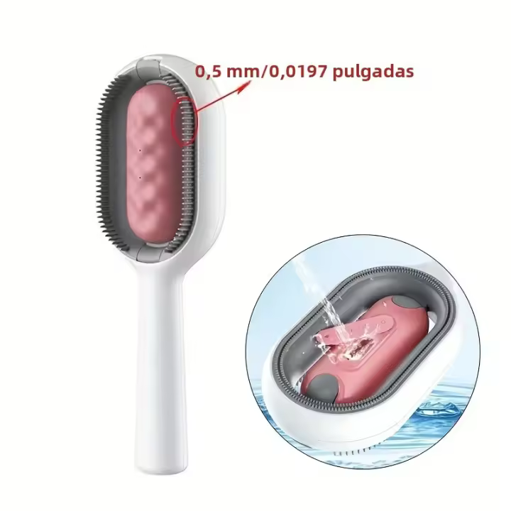 Cepillo De Aseo Para Mascotas Multifuncional Para Gatos Y Perros Elimina Pelo Flotante Y Cepillo Adhesivo Suministros De Limpieza Y Aseo Para Mascotas - 1