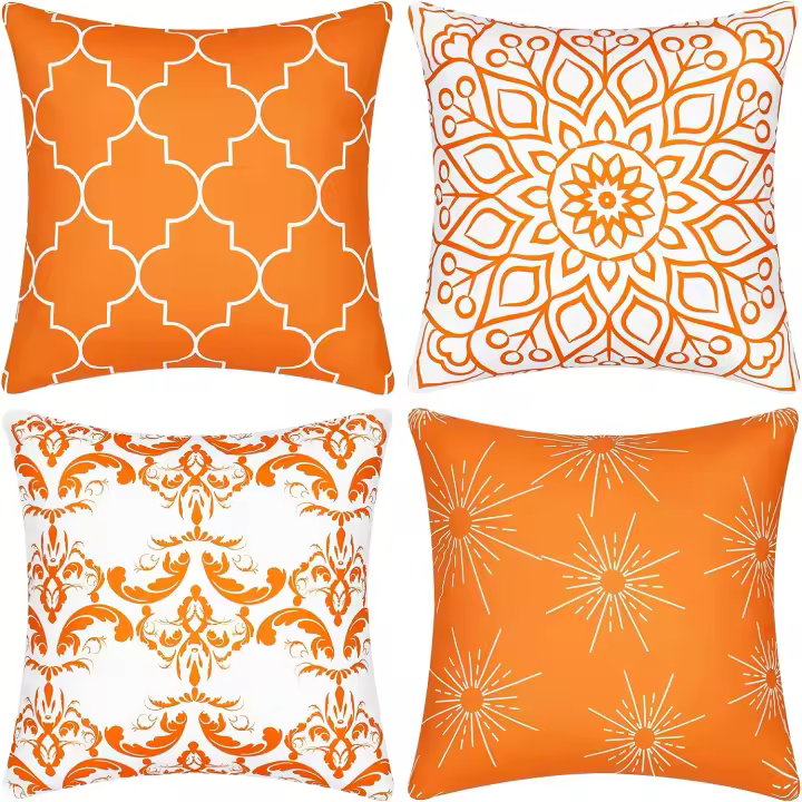 Fundas De Almohada decorativa moderna funda de almohada funda de cojín para habitación dormitorio sofá silla coche, 18x18 pulgadas - 1