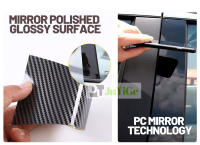 Pegatina De Fibra De Carbono Negra Brillante Para Puerta Y Ventana De Toyota 4runner N280 2010-2023 Adhesivo De Coche - details 6