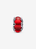 Pandora - Charm de Murano with magic Navideña-Cristal Rojo-Plata de Legislación - details 1