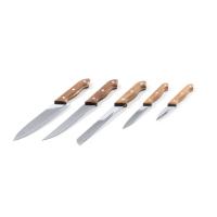 Set de 5 Cuchillos ALMALUX con Tacoma de Madera de Acacia, Acero Inoxidable, Mango Ergonómico, Diseño Elegante y Compacto - details 1