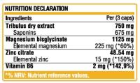 LIFE PRO NUTRITION TRIBULUS + ZMA 100 CAPS - Aumenta Fuerza y Rendimiento Físico - Incrementa la Testosterona - details 1