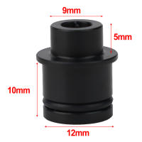 Adaptador De Conversión Rápida QR Para Bicicleta 12mm/15mm a 9mm Hub Adapter MTB Aluminio Aleación Cubierta Lateral Converter - details 6