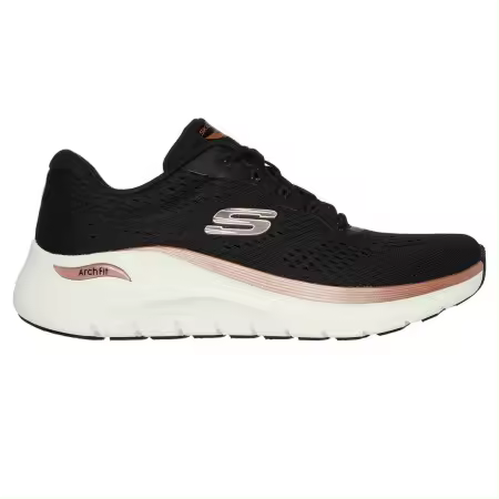 Zapatillas Skechers Arch Fit 2.0 Glow The Distance Negro Dorado Mujer 150067 BKRG - 1