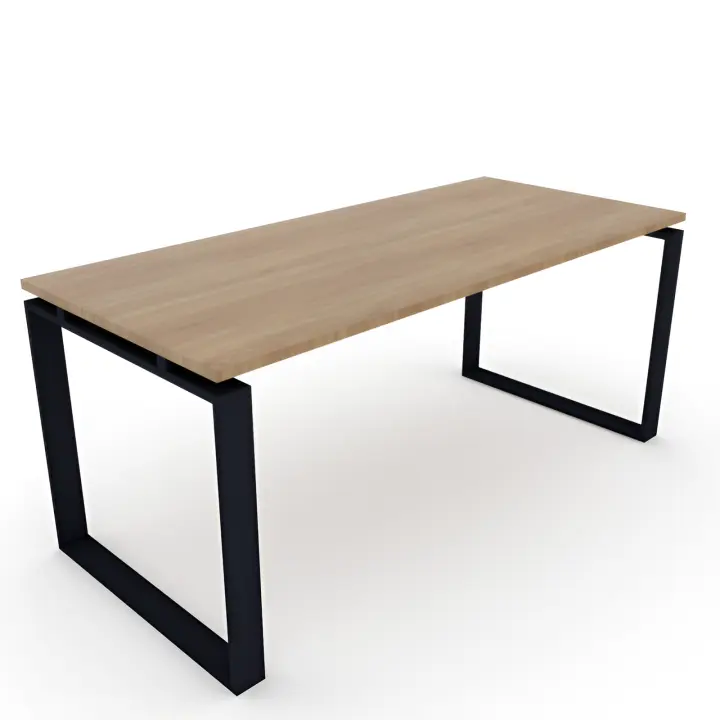 OFICIT Mesa de Escritorio en Color Olmo para Estudio Trabajo Despacho Oficina - 1
