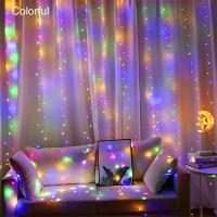 Guirnalda De Luces Faeir Para Decoración Navideña Y Bodas LED Decoración De Hogar Y Fiesta Regalo De Navidad EID Mubarak - details 5