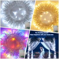 Guirnalda De Luz LED Faeira Impermeable Al Aire Libre Con Pilas Incluidas Para Decoración De Jardín Fiesta Boda Dormitorio 1/3/4/10M Calidad Superior Certificación UL RoHS LVD CE CCC - details 3