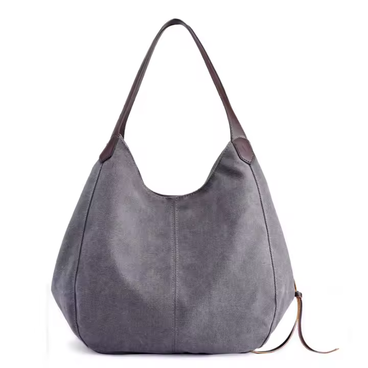 Estilo Vintage Bolso DE LOS helbres La Lona with múltiples bolsos para el trabajo Escuela Viaje casual Diary use - 1