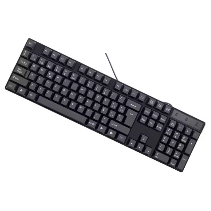 Teclado USB ESPAÑOL, 104 Teclas, conexión USB. TRICOM - 1