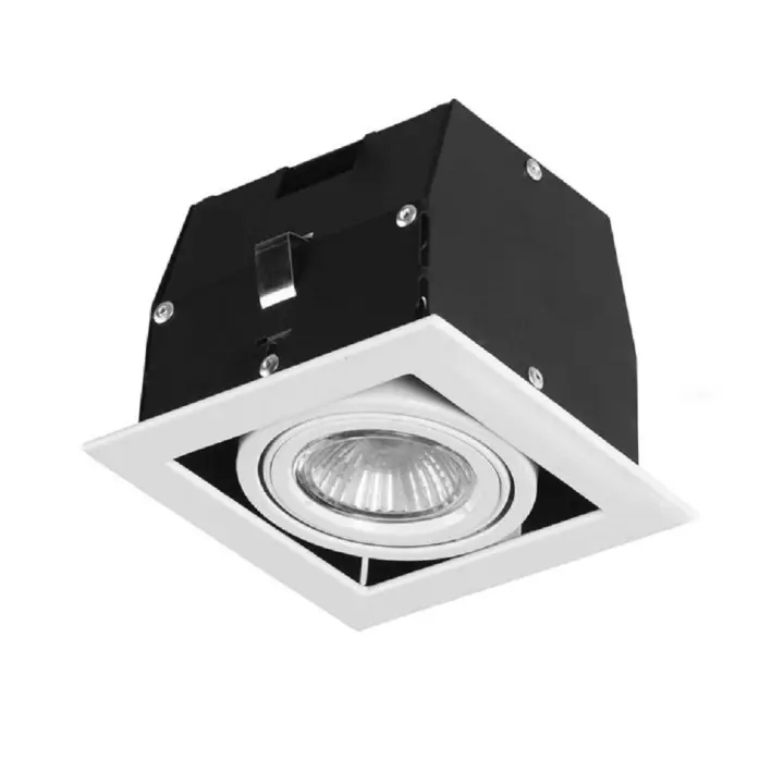 FORLIGHT Downlight Ip23 Cardan Simple Gu10/G5,3 50W Blanco 857Lm - 1