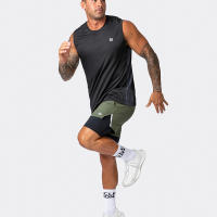 Pantalones De Fitness Para Hombre Verano Transpirables Pantalones Deportivos Casuales Ajustados Con Cierre De Cremallera Y Punta Pequeña - details 6