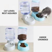 Dispensador Automático De Alimentos Y Agua Para Mascotas 3.8L Gran Capacidad Para Gatos Y Perros Cuenco De Bebida Con Dispensador De Agua - details 10