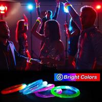 Nuevo 10/20 Pcs Pulseras LED De Luz Neón Brillantes En La Oscuridad Para Niños Y Adultos Suministros De Fiesta Luminosas Para Adultos Y Niños - details 5