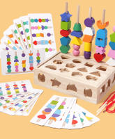 Juguetes De Madera Montessori Para Niños Juego De Aprendizaje Temprano Con Colores Y Formas Caja De Resolución De Problemas Educativa Para Niños Mayores De 3 Años - details 2