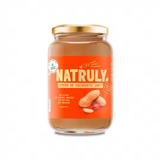 Crema de cacahuete natural 500g Natruly - 1