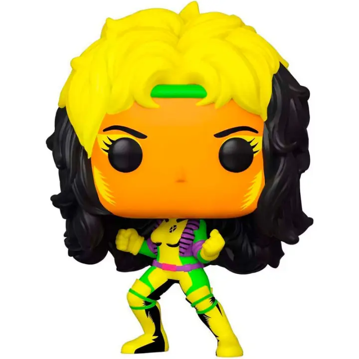 Funko Pop Marvel Black Light Rogue Multicolor Exclusivo 5516-Figura de Vinilo Coleccionable - Idea de Regalo- Mercancia Oficial - Juguetes para Niños y Adultos - Movies Fans - Muñeco para Coleccionistas y Exposición - 1