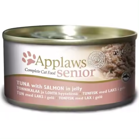 Applaws Lata Gatos Senior Atún y Salmón - 1 unidad - 70 gr - 1