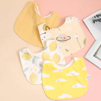 4pcs Pañuelos Ajustables De Algodón Para Bebés Recién Nacidos Bandana De Burp Para Niños Y Niñas Toalla De Lágrimas Para Comer - details 2
