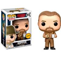 Funko Hopper Chase Edition Coffe Donuts  Stranger Things   802 Funko  Pop Vinyl - details 0