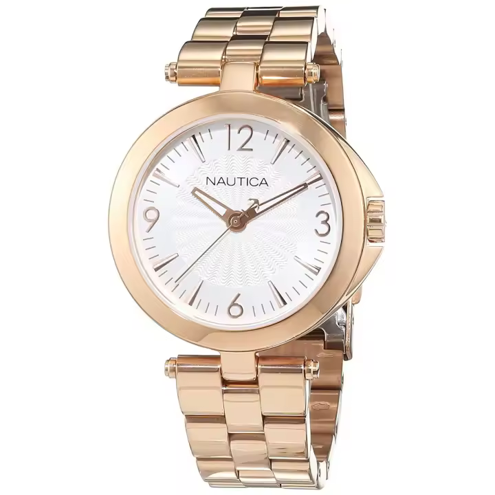 Nautica Reloj Analógico para Hombre de Cuarzo con Correa en Acero Inoxidable 0656086079685 - 1